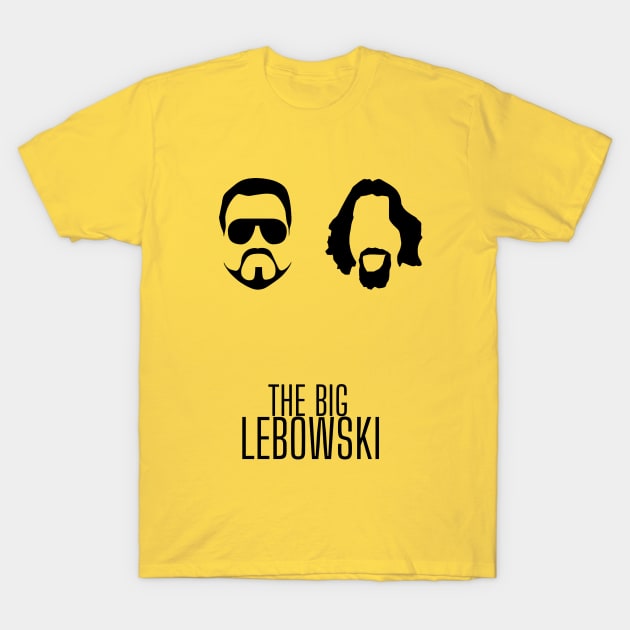 The Big Lebowski - silhouettes T-Shirt by Buff Geeks Art